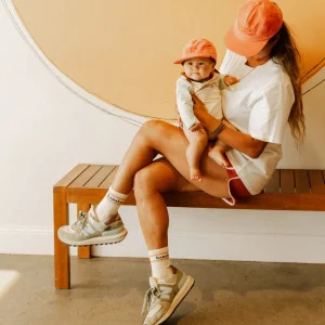 Banabae and Rib Scallop Organic Cotton Sock Pack- Ladies-Women Socks