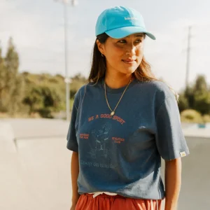 Banabae Organic Cotton Twill Cap - Cyan-Women Beach | Hats, Caps And Beanies