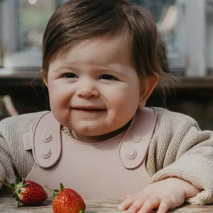 Banabae BIBS Dinner Bib - Blush-Kids Books, Toys & Games | Bibs, Pacifiers & Teethers