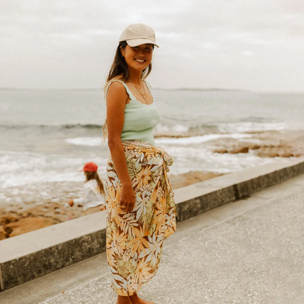 cabana_floral_sarong_1.webp Banabae Cabana Floral Sarong-Women Beach | Apparel