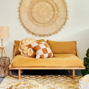 Banabae Checkers Crochet Cushion Cover-Kids Cushions And Blankets | Kid's Bedding