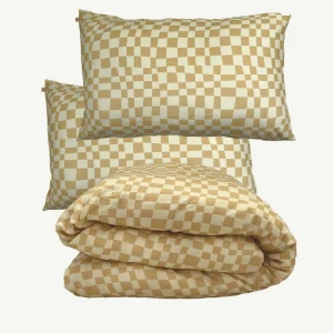 Banabae Checkers Quilt Cover and Pillowcase Set- Adults Bedding