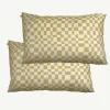 Banabae Checkers Standard Pillowcase SET- Adults Bedding