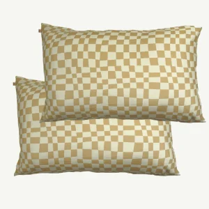 Banabae Checkers Standard Pillowcase SET- Adults Bedding