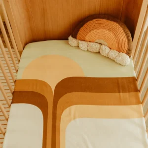 Banabae Early Riser Hemp / Organic Cotton Fitted Cot Sheet- Fitted Cot Sheets | Early Riser