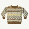 Banabae Fair Isle Organic Cotton Knit Kids Jumper-Kids Apparel