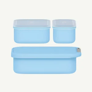 Banabae Frank Green Lunch Container with Silicone Lid Sky Blue-Kids Kitchen | Back To Kindy