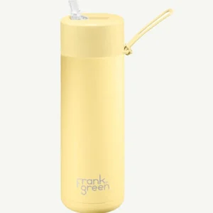 Banabae Frank Green 20oz Ceramic Reusable Bottle with Straw Lid - Buttermilk-Kids Kitchen | Back To Kindy
