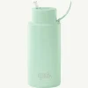 Banabae Frank Green 34oz Ceramic Reusable Bottle/Straw Lid with Straw - Mint Gelato-Kids Kitchen | Back To Kindy