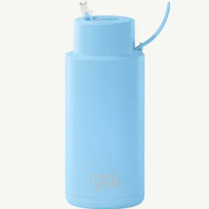 Banabae Frank Green 34oz Ceramic Reusable Bottle/Straw Lid with Straw - Sky Blue-Kids Kitchen | Back To Kindy