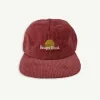Banabae Heaps Good Kids Cord Cap - Eco Red-Kids Hats, Caps And Beanies | Back To Kindy