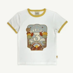 Banabae Hip Hip Hooray Birthday Ringer Tee - 3 Year Old-Kids The Birthday Collection | Apparel