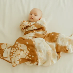 Banabae Holly Patchwork Bamboo / Organic Cotton Swaddle- Swaddles | Early Riser