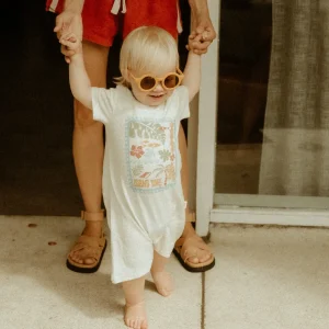Banabae Island Time Hemp / Organic Cotton Playsuit-Kids Back To Kindy | Apparel