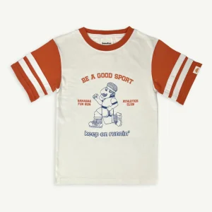Banabae Keep On Running Kids Sports Tee - Poppy-Kids Back To Kindy | Apparel