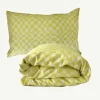 Banabae Lime Check Quilt and Pillowcase Set-Kids Kid's Bedding | Kid's Bedding
