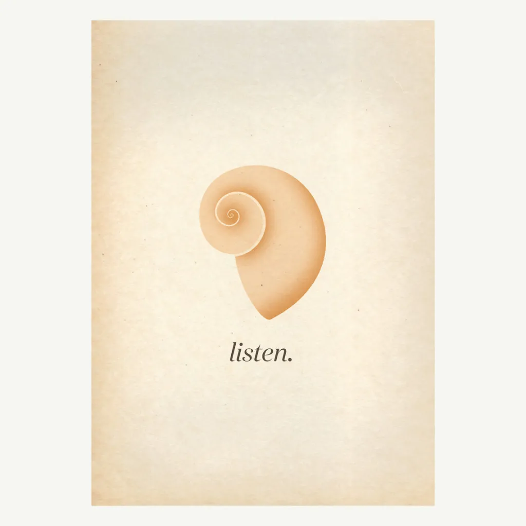 Banabae Listen Digital Art Download- Nursery Art