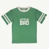Banabae Little Bro Collegiate Tee - Green-Kids Sibling Tees | Apparel