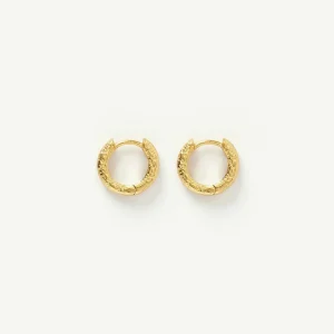 Banabae Luka Gold Huggie Earrings-Women Jewellery
