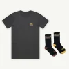 Banabae Man In Black Socks and Tee Bundle- Socks | Apparel