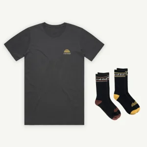 Banabae Man In Black Socks and Tee Bundle- Socks | Apparel