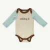 Banabae Milking It Organic Cotton Long Sleeve Onesie- Apparel | Early Riser