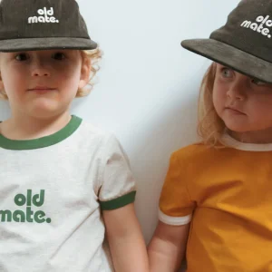 Banabae Old Mate Cord Cap Bundle - Dark Khaki-Kids Hats, Caps And Beanies | Hats, Caps And Beanies