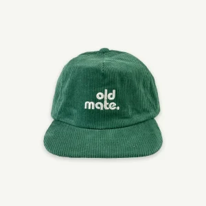 Banabae Old Mate Kids Cord Cap - Moss-Kids Back To Kindy | Hats, Caps And Beanies