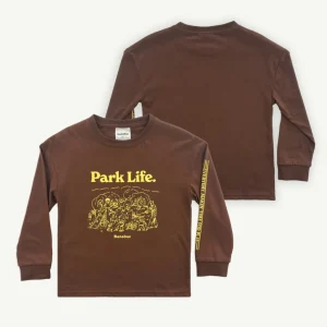 Banabae Park Life Long Sleeve Tee - Espresso-Kids Back To Kindy | Apparel