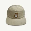 Banabae Peace Pinch Front Cord Adults Cap - Ecru-Women Hats, Caps And Beanies | Hats, Caps And Beanies