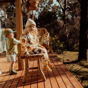 Banabae Petal Puff Organic Cotton Twinset-Kids Back To Kindy | Apparel