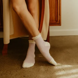 Banabae Rad Aunty and Lilac Rib Organic Cotton Sock Pack-Women Socks