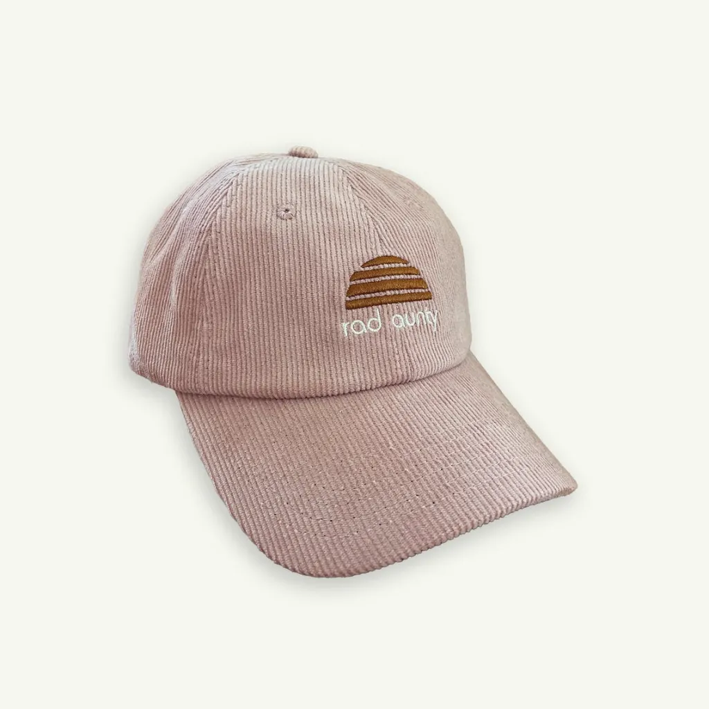 rad_aunty_and_rad_kid_cor_1.webp Banabae Rad Aunty and Rad Kid Cord Cap Bundle - Mauve-Women Hats, Caps And Beanies