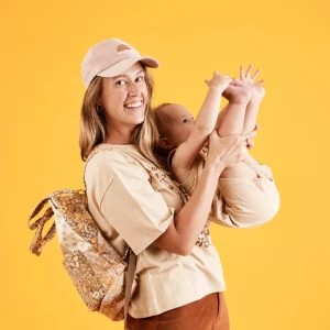 Banabae Rad Aunty and Rad Kid Cord Cap Bundle - Mauve-Women Hats, Caps And Beanies