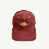 Banabae Rad Aunty Cord Cap - Eco Red-Women Hats, Caps And Beanies