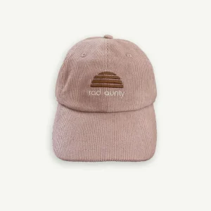 Banabae Rad Aunty Cord Cap - Mauve-Women Hats, Caps And Beanies