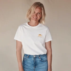 Banabae Rad Aunty Tee Organic Cotton - Natural-Women Apparel