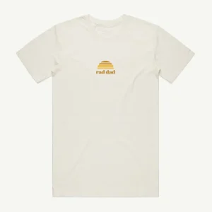 Banabae Rad Dad Classic Tee Organic Cotton - Natural- Apparel