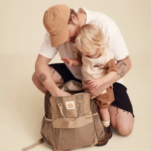 Banabae Rad Dad Cord Back Pack - Khaki- Men's Backpacks
