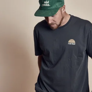 Banabae Rad Dad Organic Cotton Tee - Washed Black- Apparel