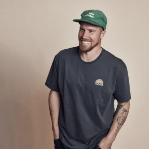 Banabae Rad Dad Organic Cotton Tee - Washed Black- Apparel