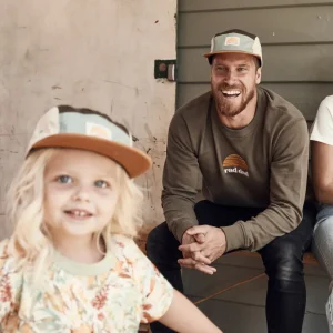 Banabae Rad Dad Spliced 5 Panel Cap - Khaki- Hats, Caps And Beanies