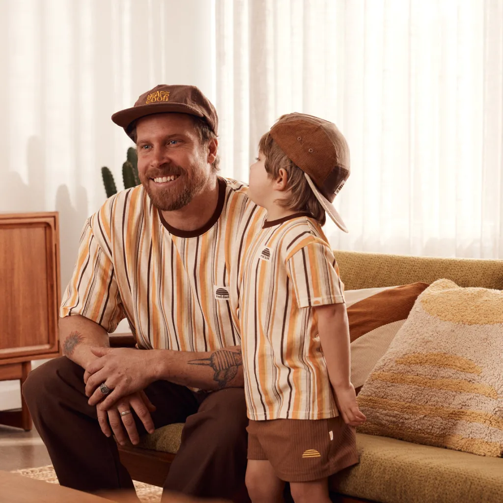 rad_dad_vertical_stripe_h_2.webp Banabae Rad Dad Vertical Stripe Hemp Tee- Apparel
