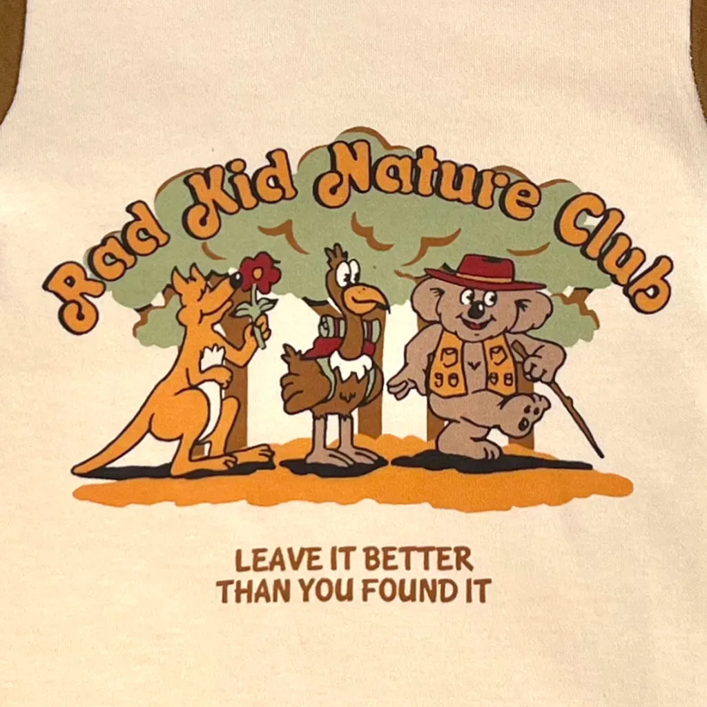rad_kid_nature_club_long__2.webp Banabae Rad Kid Nature Club Long Sleeve Onesie- Apparel