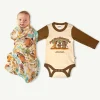 Banabae Rad Kid Nature Club Onesie and Swaddle Bundle- Baby Shower Bundles