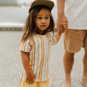 Banabae Rad Kid Vertical Stripe Hemp Tee-Kids Apparel