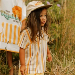 Banabae Rad Kid Vertical Stripe Hemp Tee-Kids Apparel