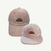 Banabae Rad Mama and Rad Kid Cord Cap Bundle - Mauve-Women Hats, Caps And Beanies