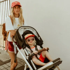 Banabae Rad Mama Baseball Cord Cap - Eco Red-Women Hats, Caps And Beanies