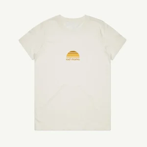 Banabae Rad Mama Classic Tee In Organic Cotton - Natural-Women Apparel